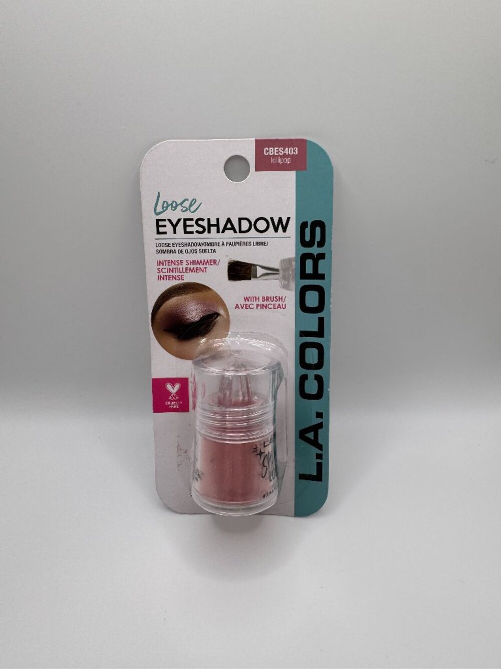 LA Colors Eye Shadow Loose Shimmering Pink Eye Makeup BES403- Lollipop -Sealed